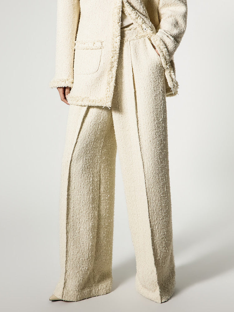 P9194 花呢阔腿裤