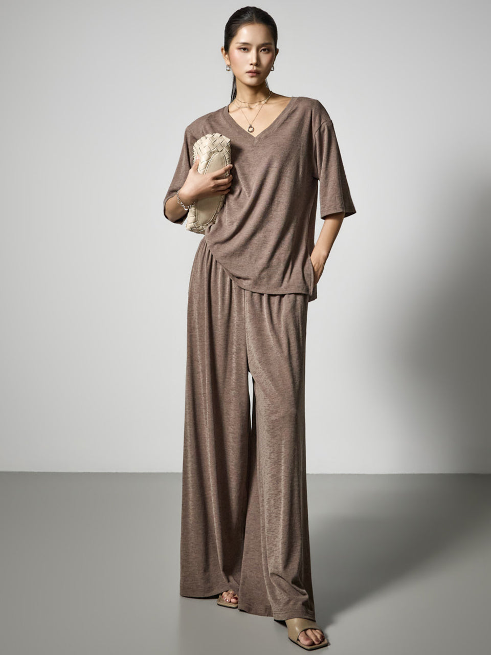 TR061 Linen Tracksuit Set