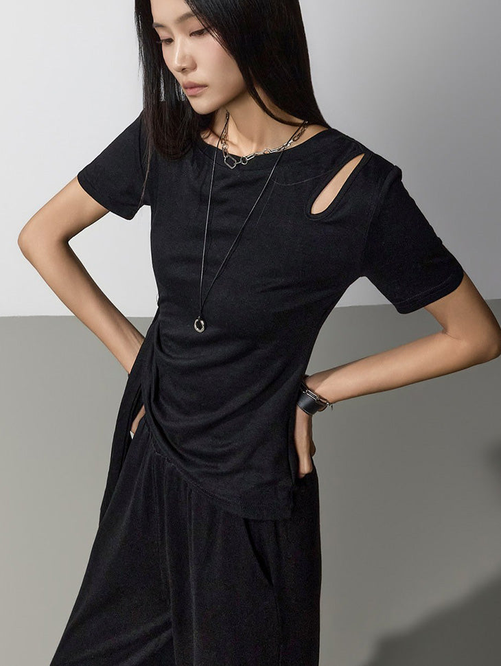 TR066 Cutout Sweat Set