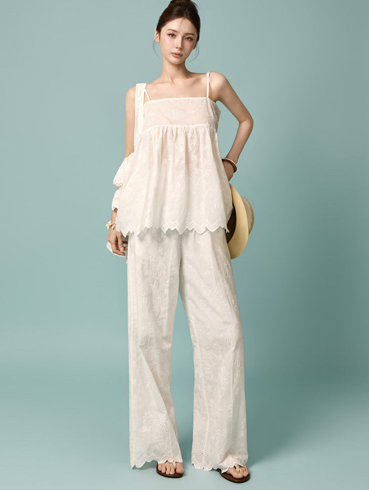 TP2457 Sleeveless Top and Pants Set