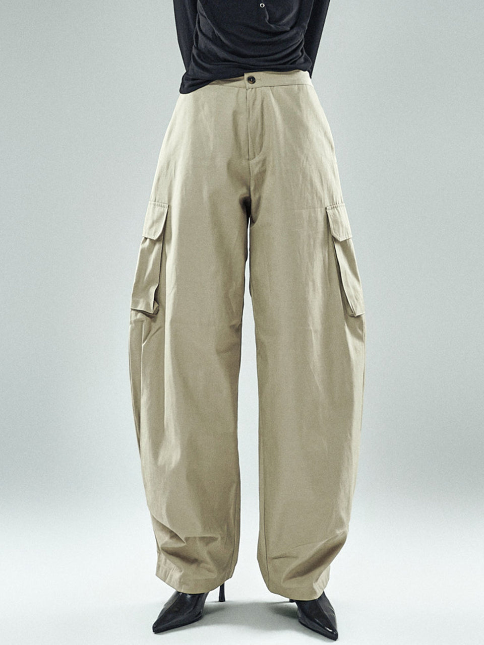 P3944 Wide Cargo Pants