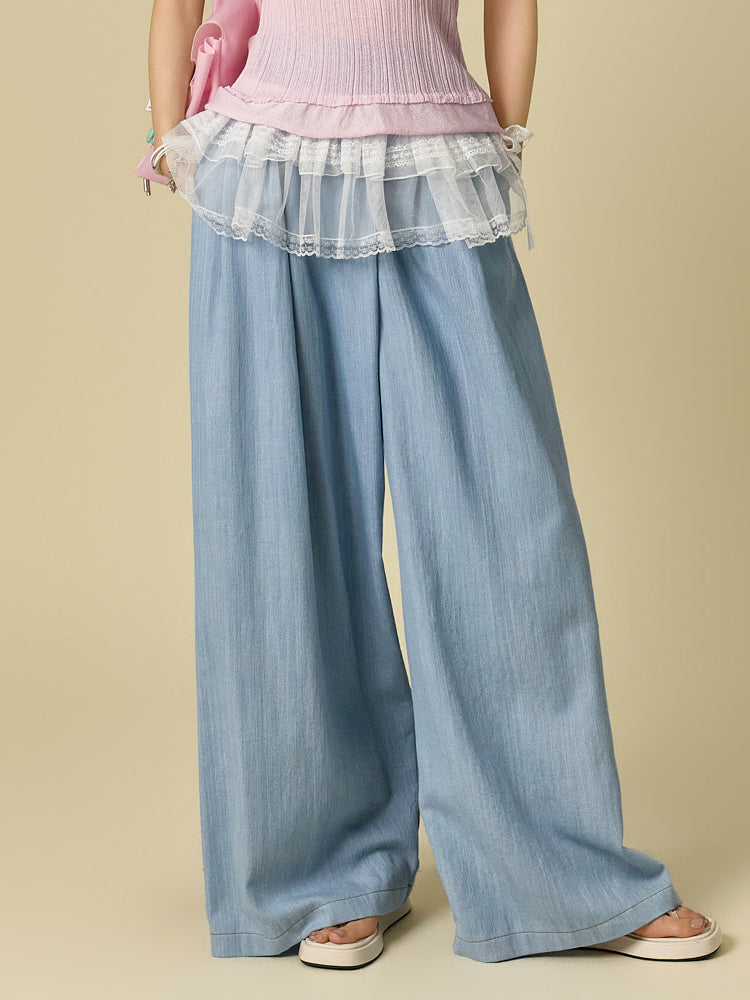 PJ636 Wide Banded Jeans