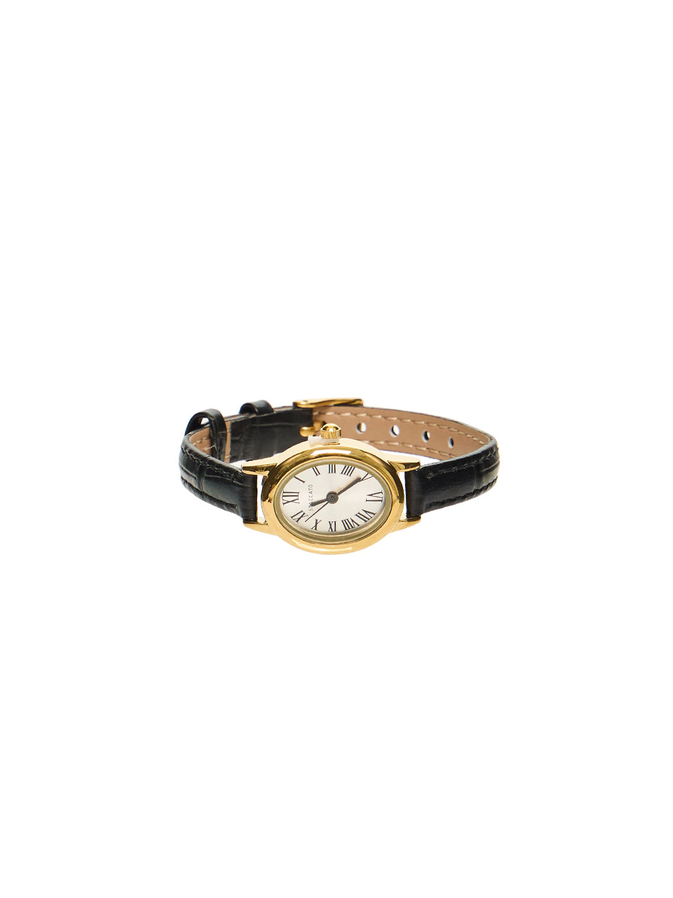 WT-001 Oval Leather Slim Watch