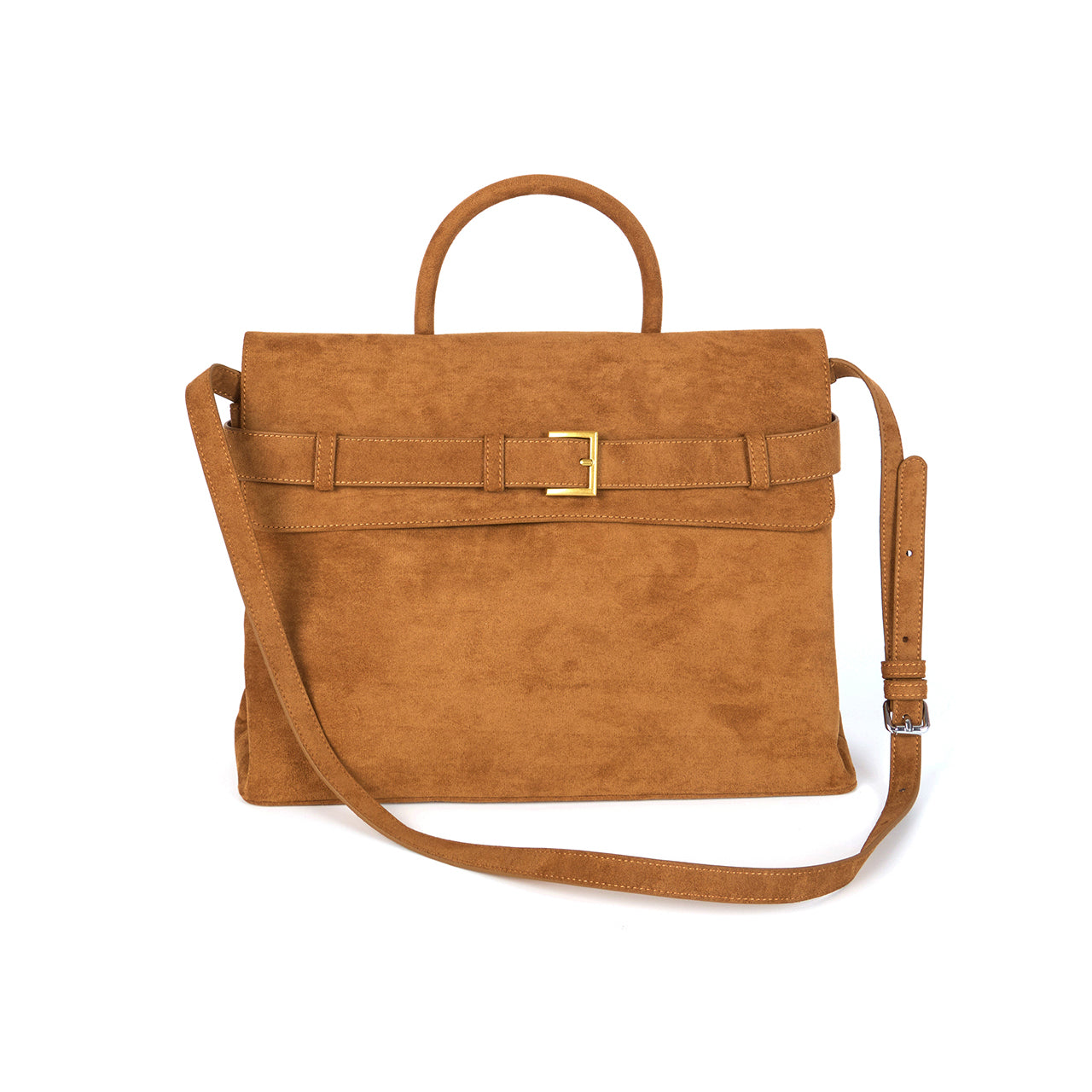 A-1639 Suede Tote Bag