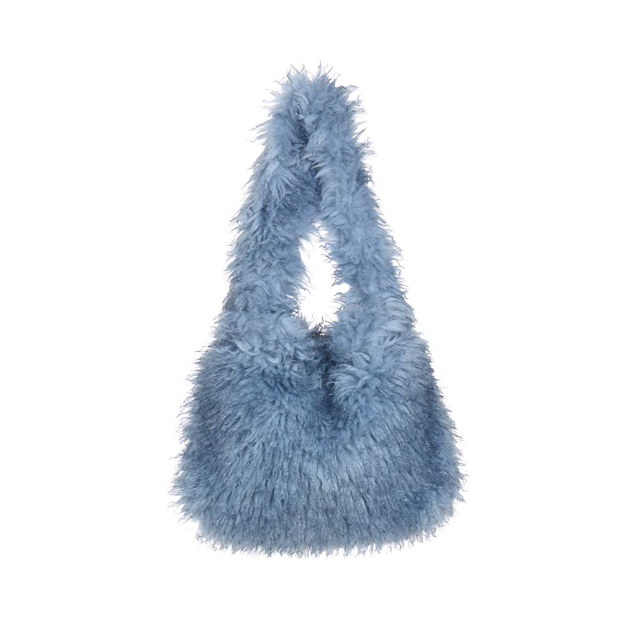 A-1640 Fringe fur Shoulder Bag