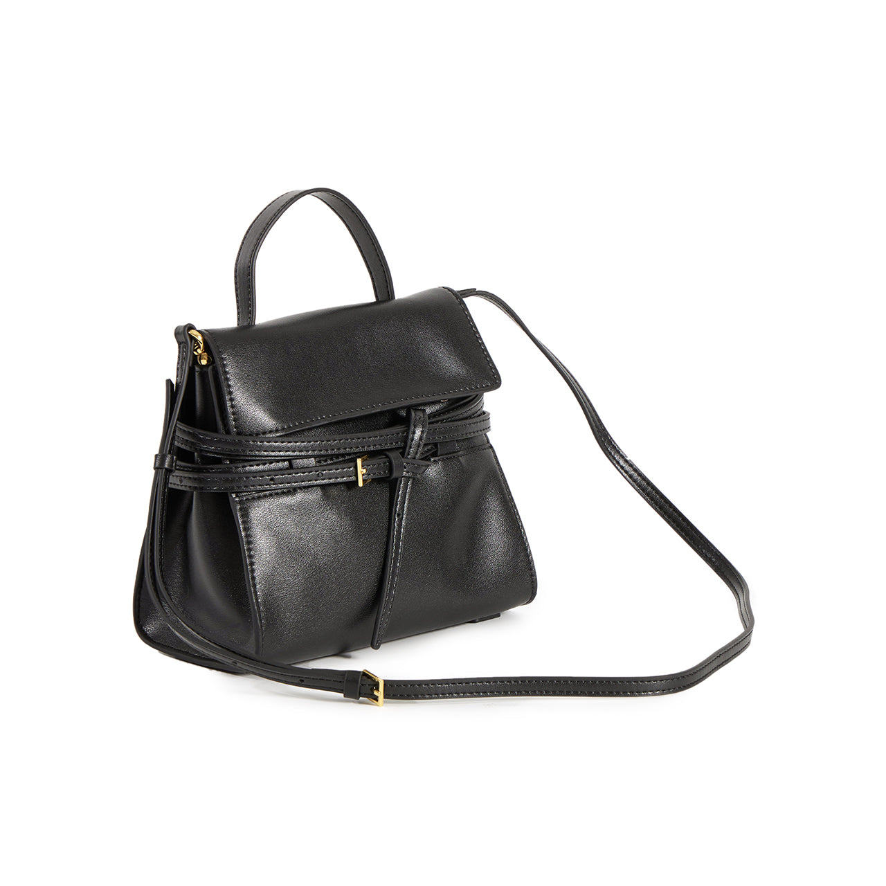 A-1645 Belted Mini Hand Bag