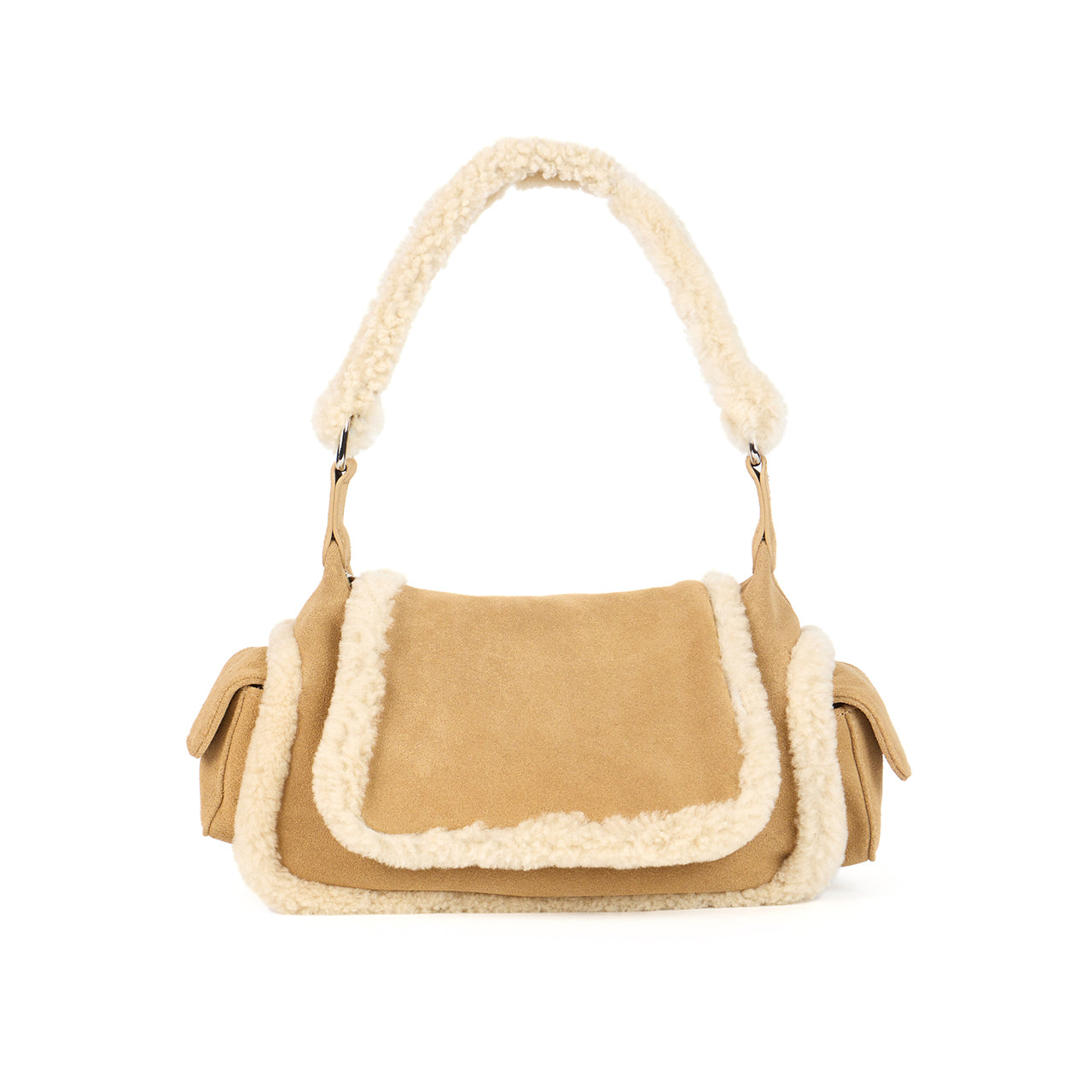 A-1647 Suede Shoulder Bag