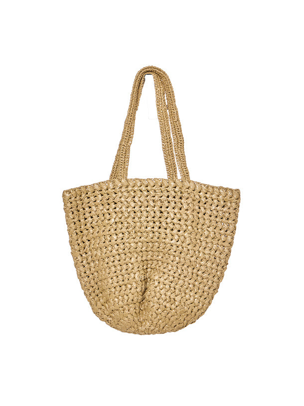 A-1859 Rattan Net Shoulder Bag