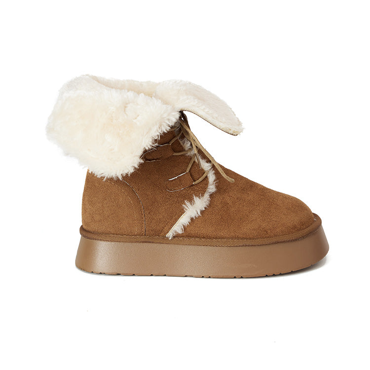 AR-3383 Fur Middle Boots