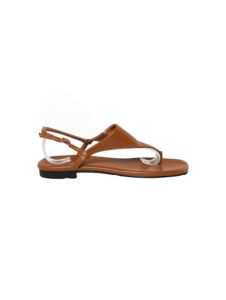 AR-3597 Leather T-Strap Sandals