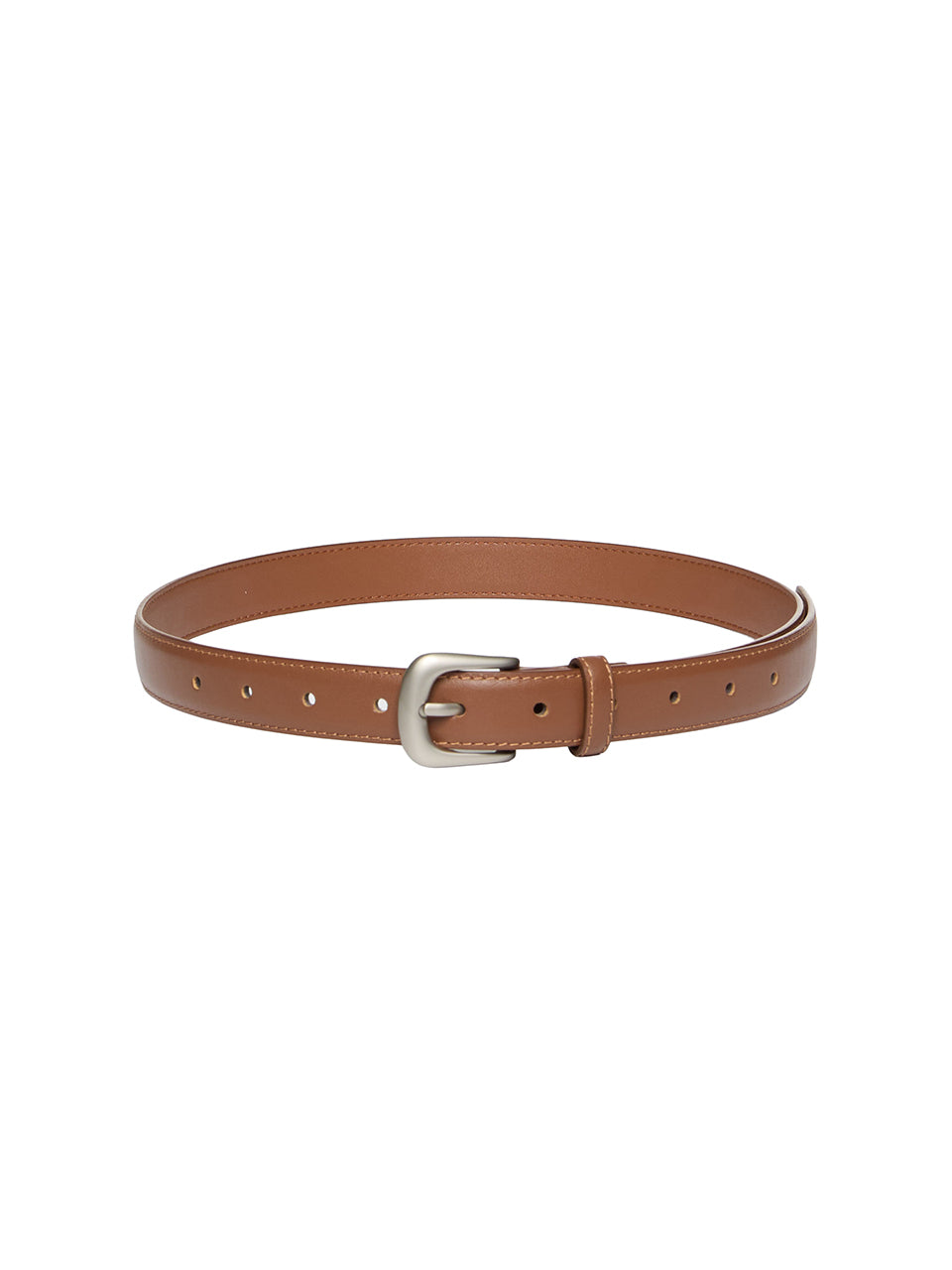 AT-635 Silver Buckle Belt