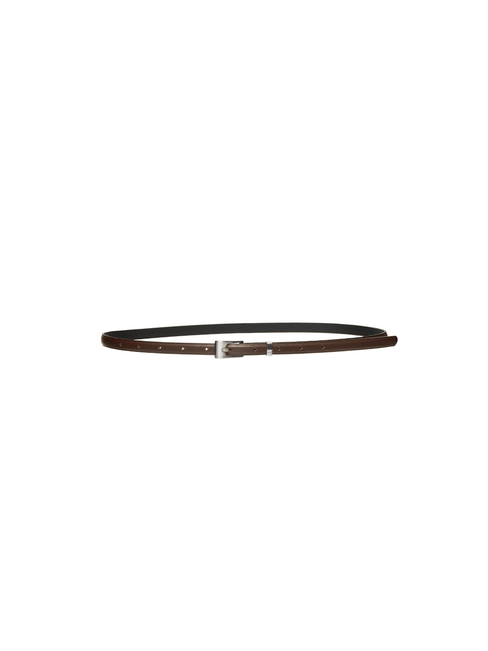 AT-661 Skinny Buckle Leather Belt
