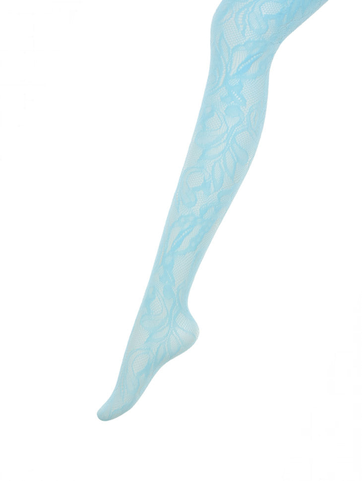 RE-357 Lace Jacquard Stockings