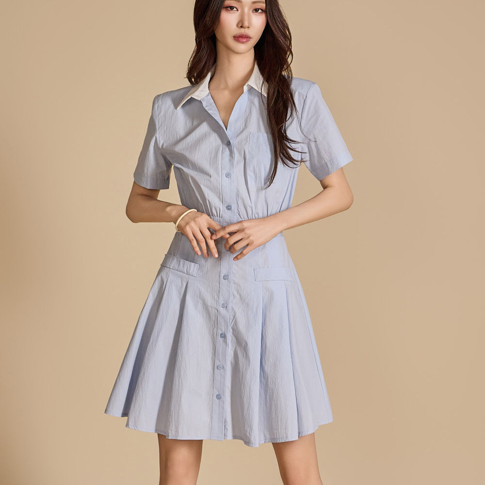 D5051 Shirt Mini Dress