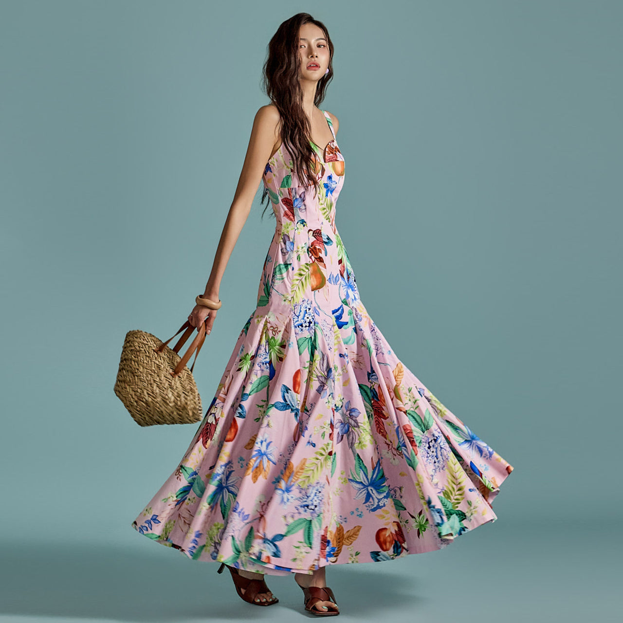 D9502 Tropical Dress