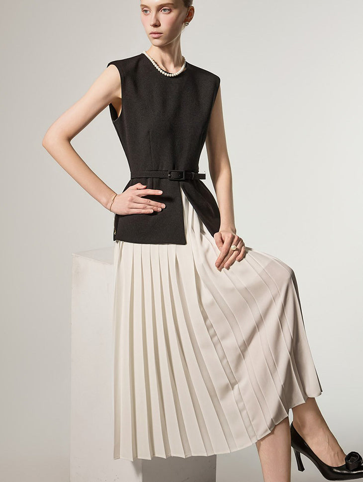 D5492 Color-Blocked Dress