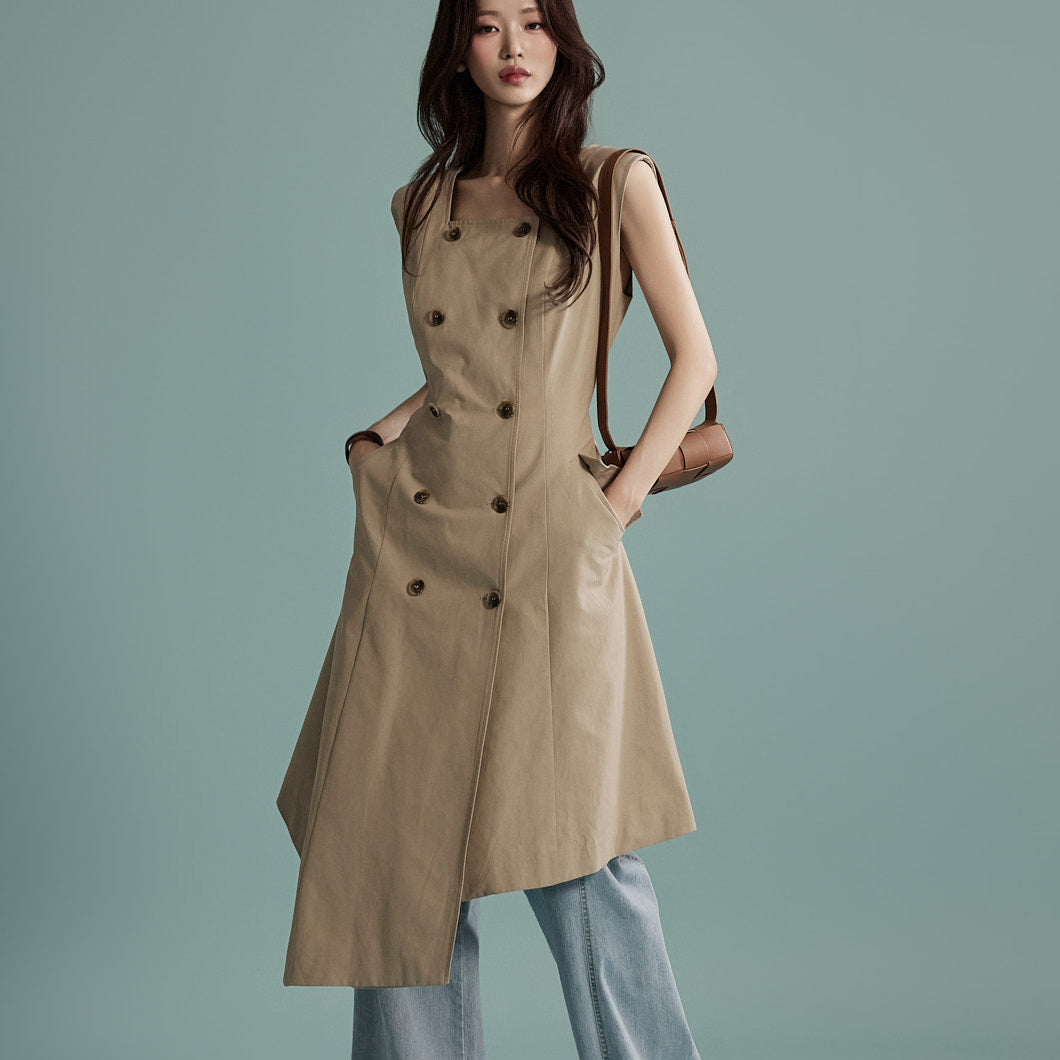 D4965 Trench Dress