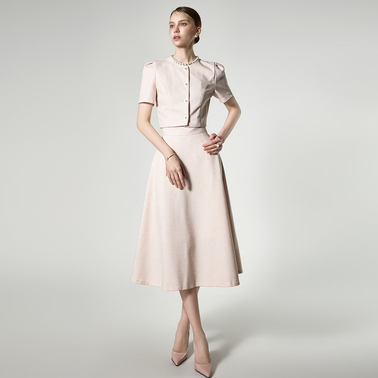 D5524 Tweed Pearl Burton Two Piece