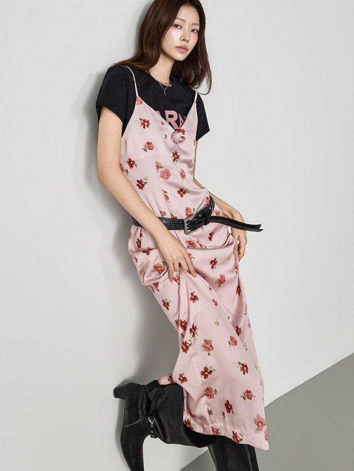 D5694 Flower Slip Dress