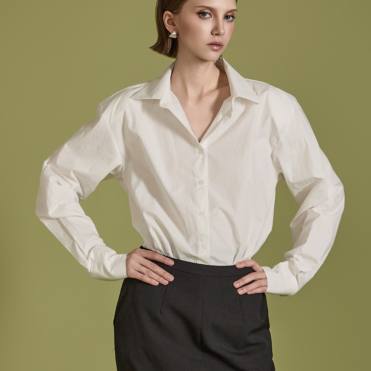 S699 Roll-up Shoulder Pad Shirt