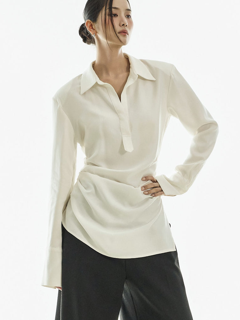 S9035 Drape Twist Shirts