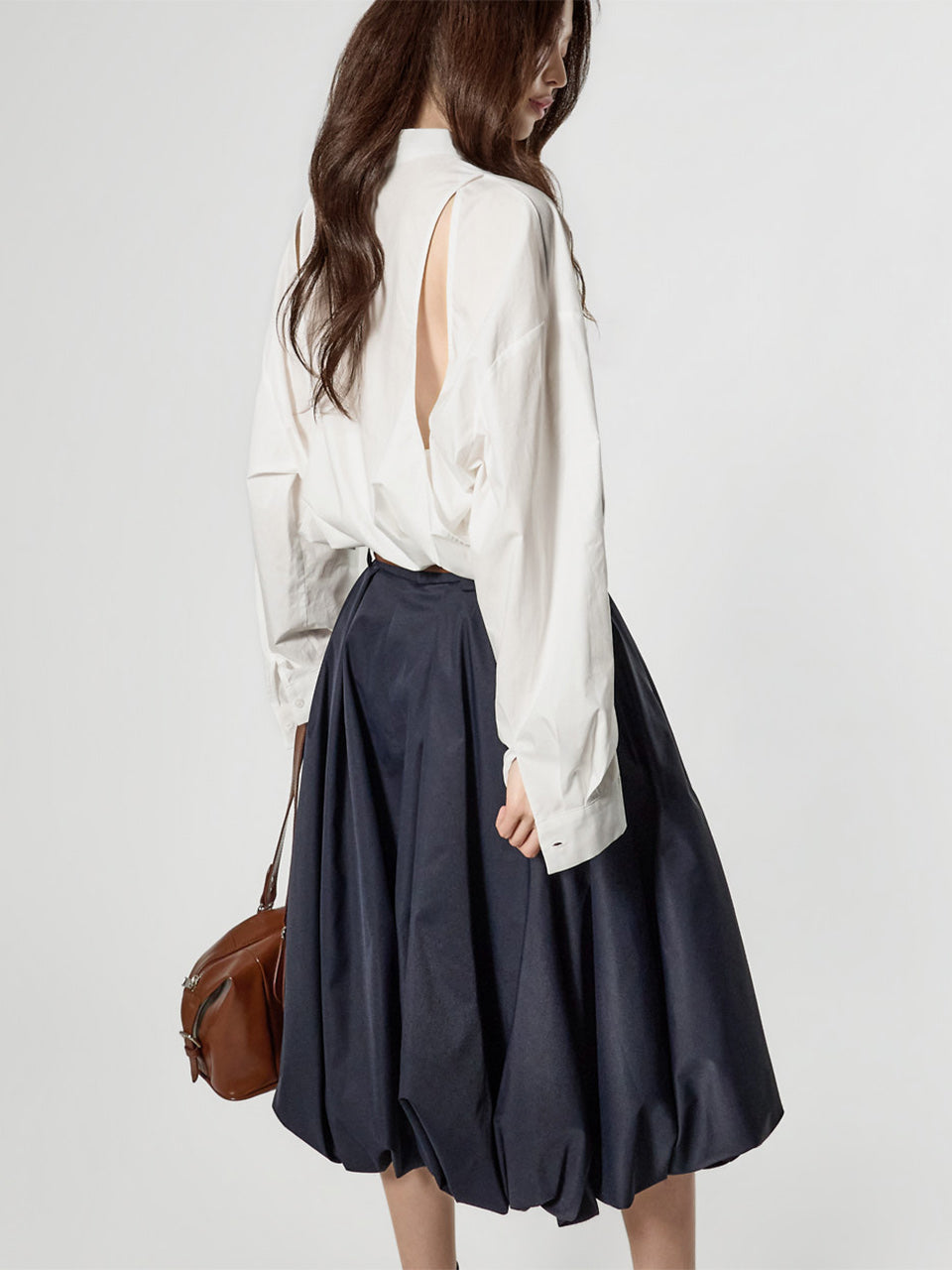 S871 Back Slit Shirts