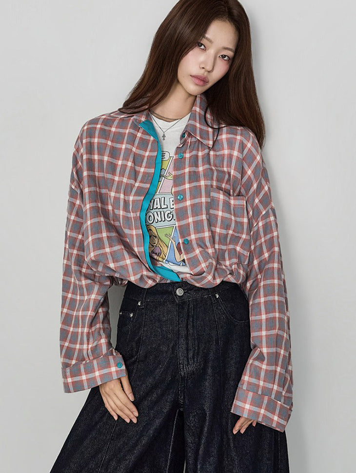 S913 Color Layered Shirts