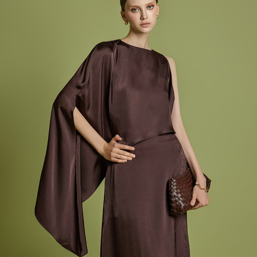 B9197 Asymmetric Blouse