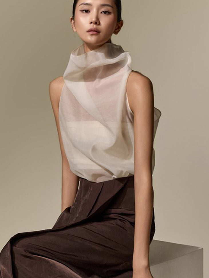 B9205 Organza Blouse