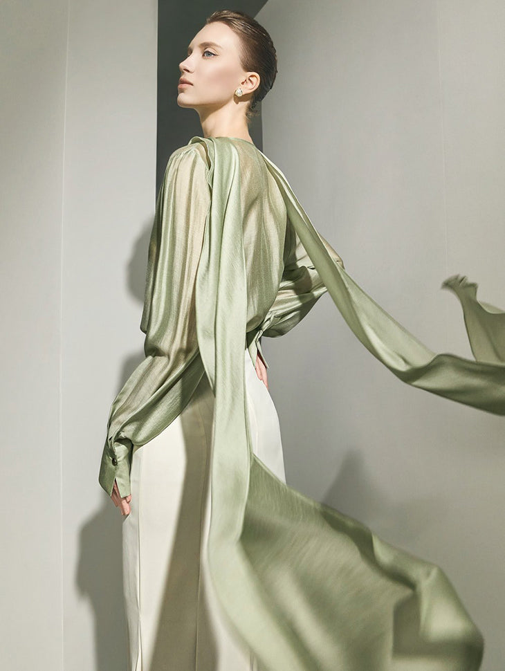 B9209 Sheer Blouse