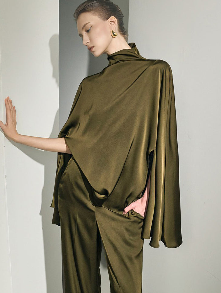 B9190 Cape Blouse