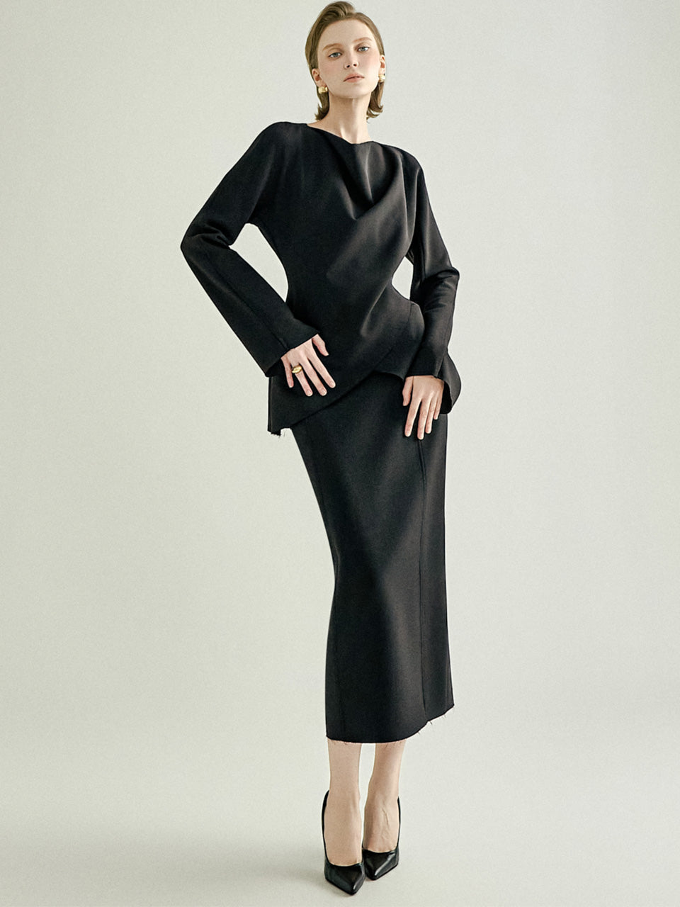 TP9198 Blouse and Skirt Set