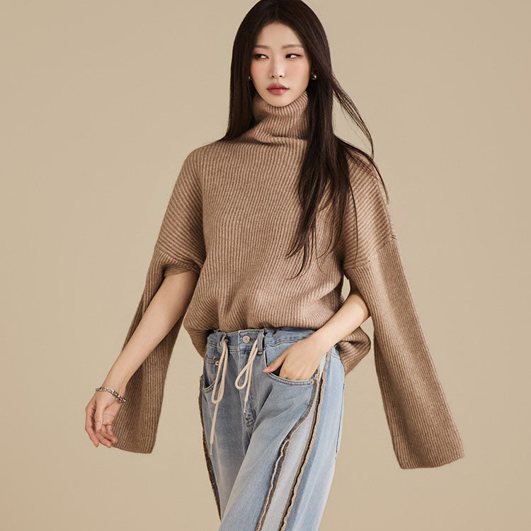 E3209 Multi-way Turtleneck Knit