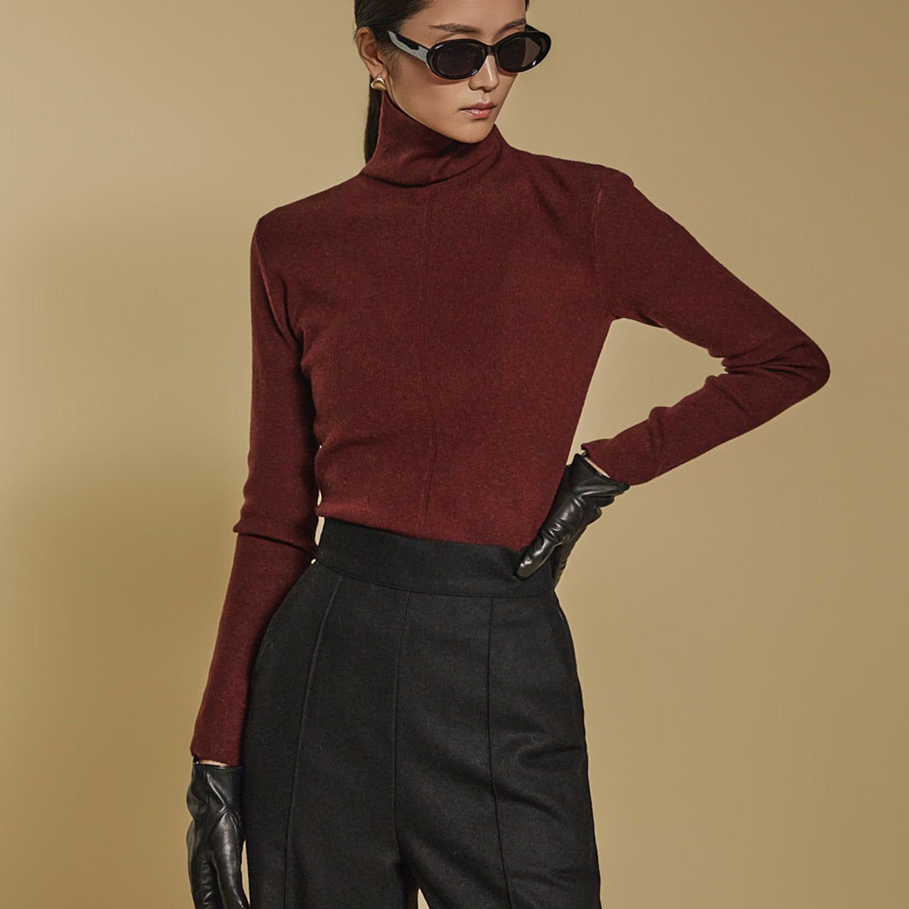 E3631 Turtleneck Knit