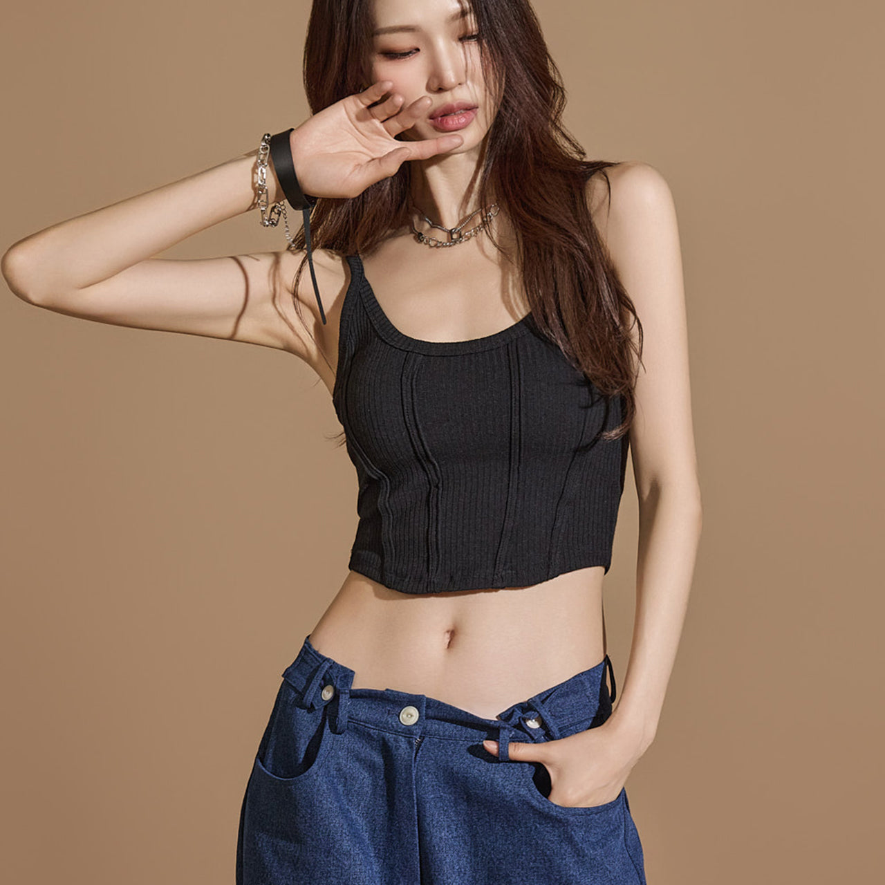 E3520 Slim Sleeveless Top