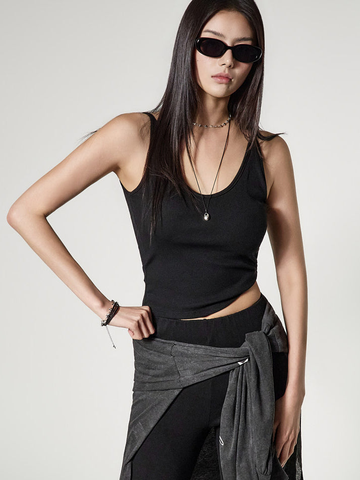 E4175 Cap Sleeveless Top