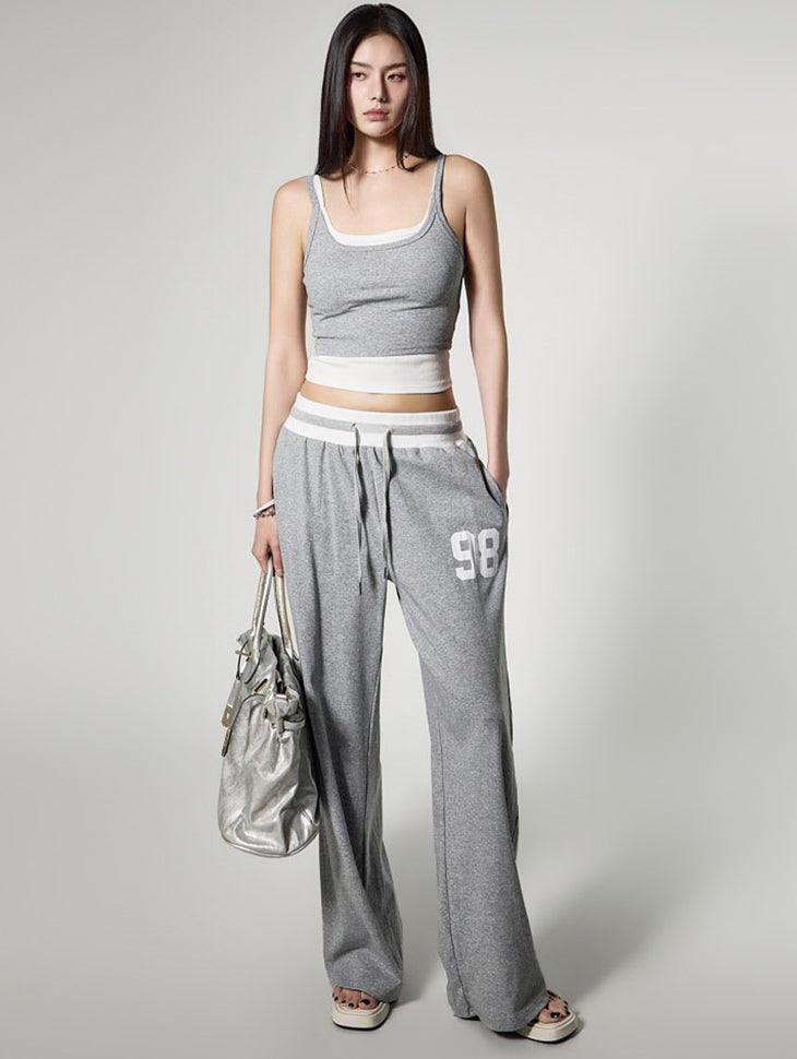 TR057 Sleeveless Sweat Set