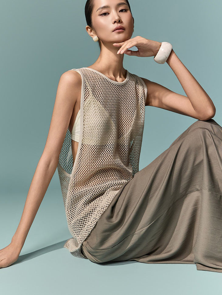 E4342 Mesh Sleeveless