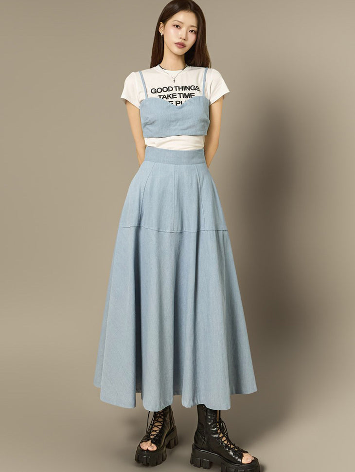 TP2470 Top and Skirt Set