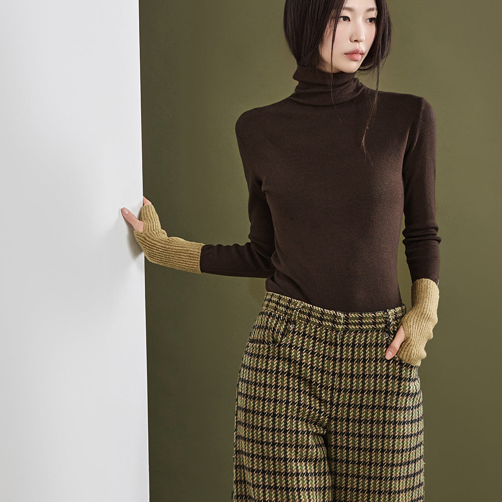 E3179 Turtleneck Slim Knit