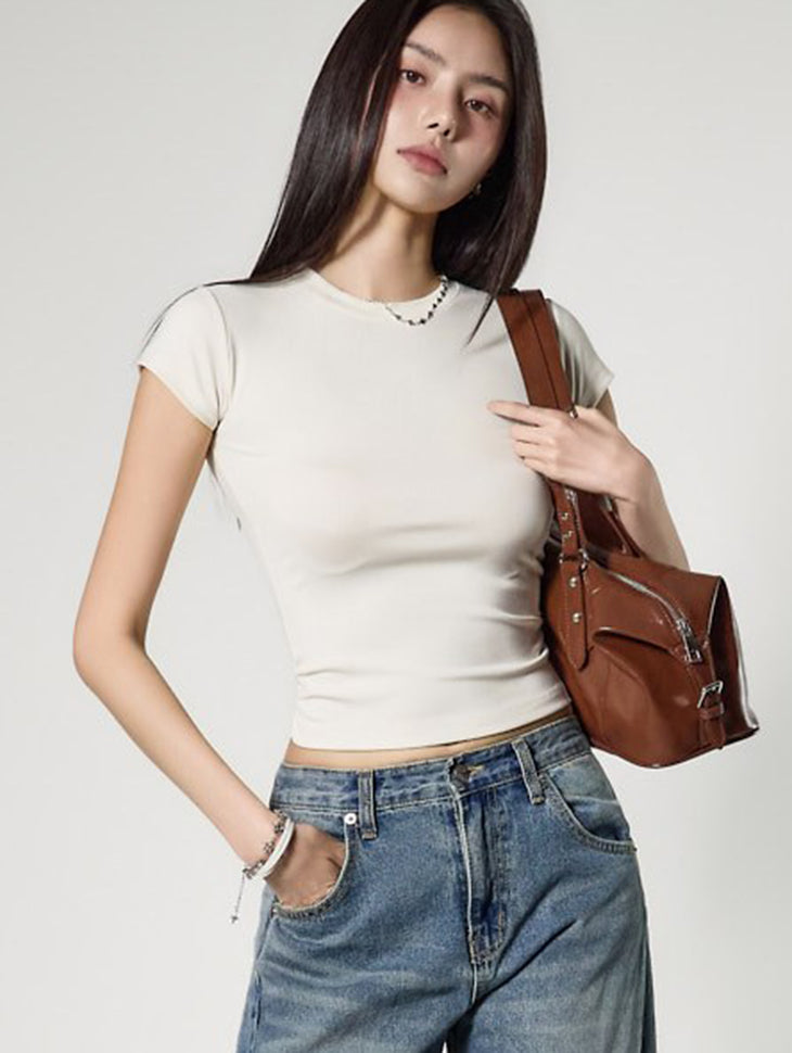 E4198 Cap Sleeve Top