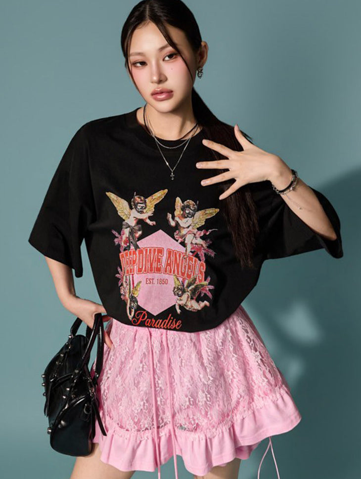 E4348 Angel Graphic Top