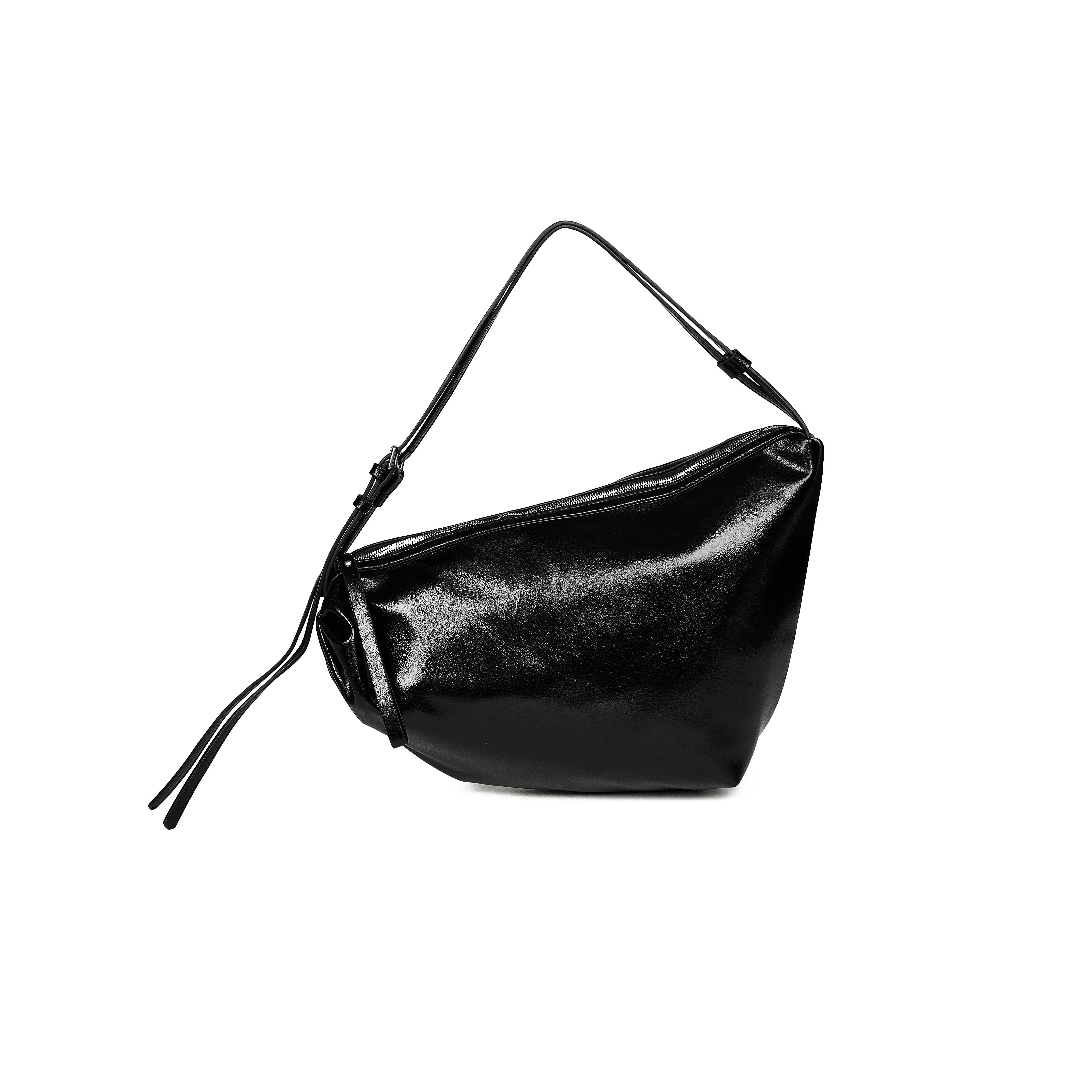 A-1772 Big Leather Hobo Bag