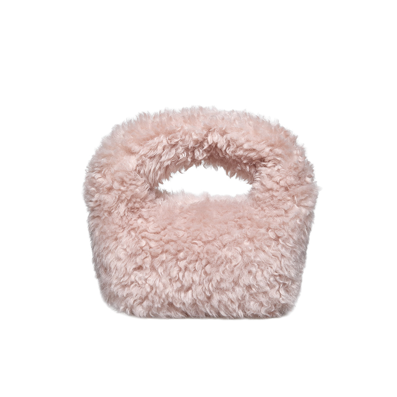 A-1799 Fur Mini Handle Bag