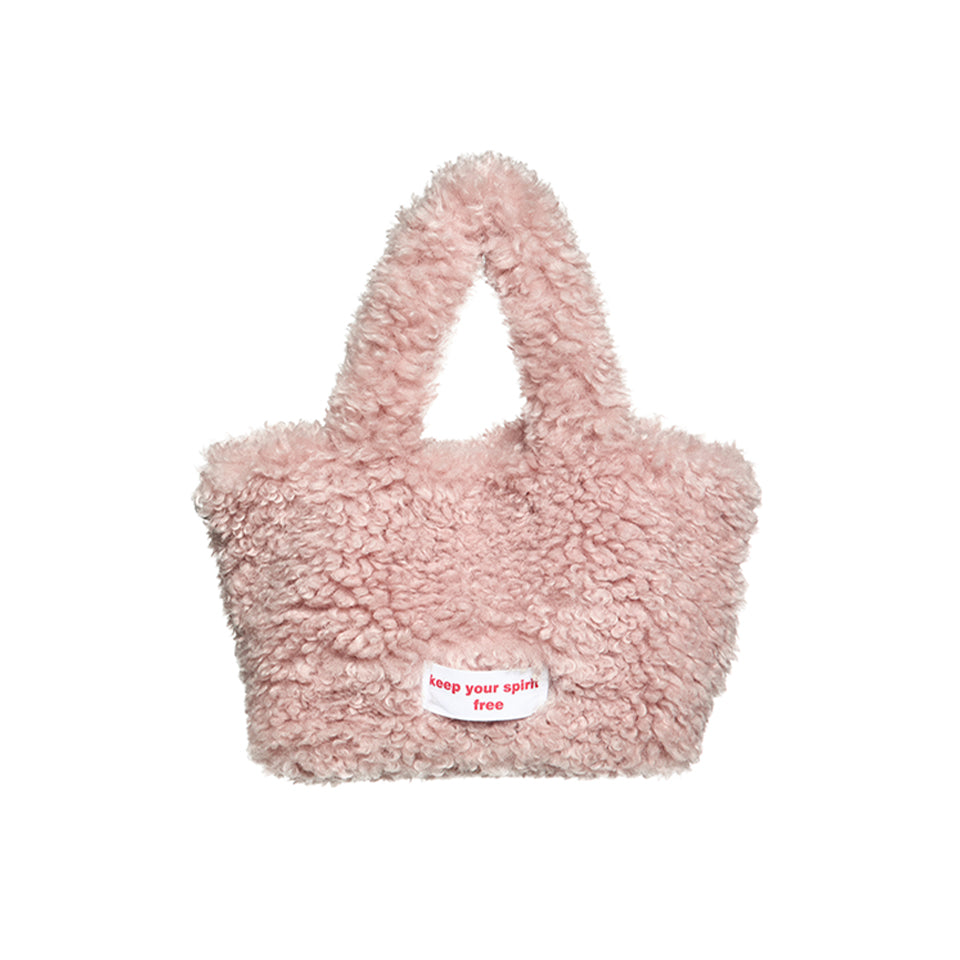 A-1808 Fur Tote Bag
