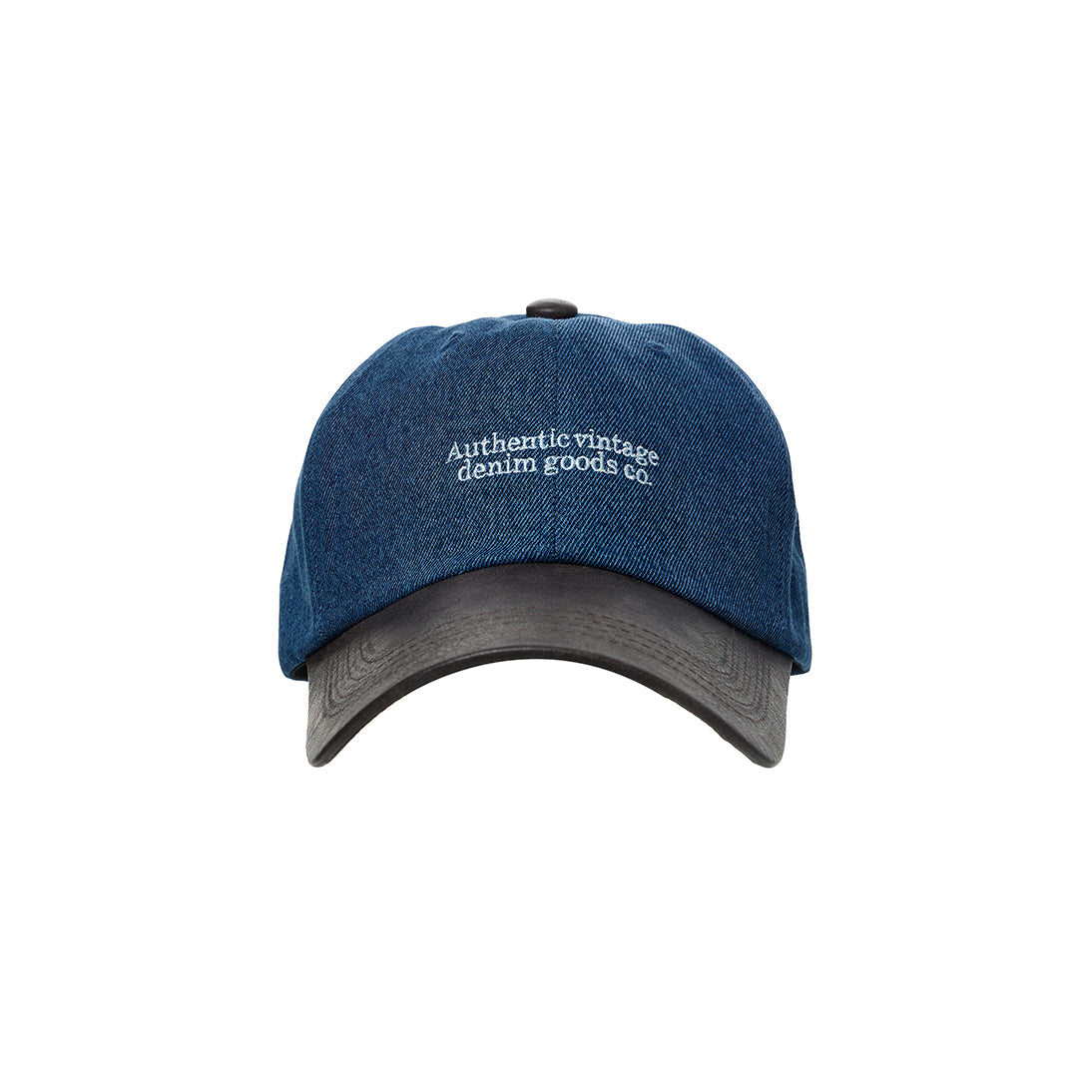 AC-913 Vintage Leather Lettering Ball Cap