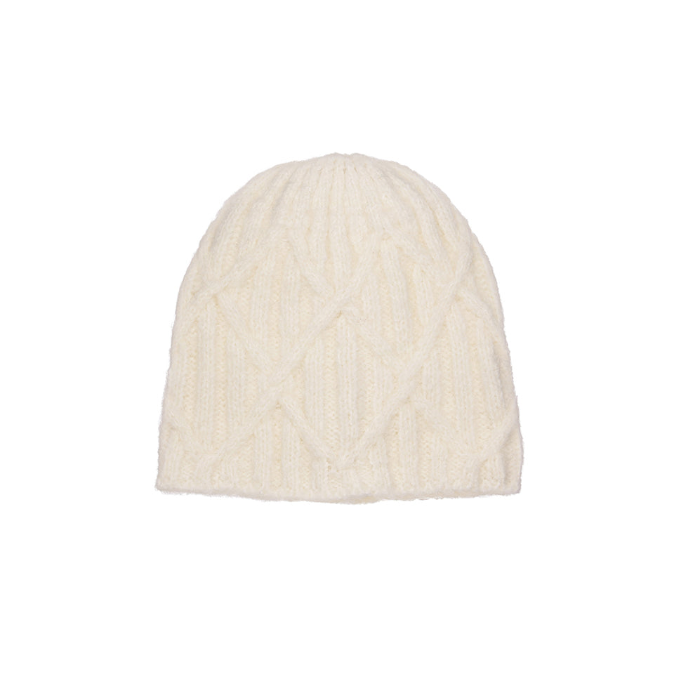 AC-929 Cable Wool Knit Beanie