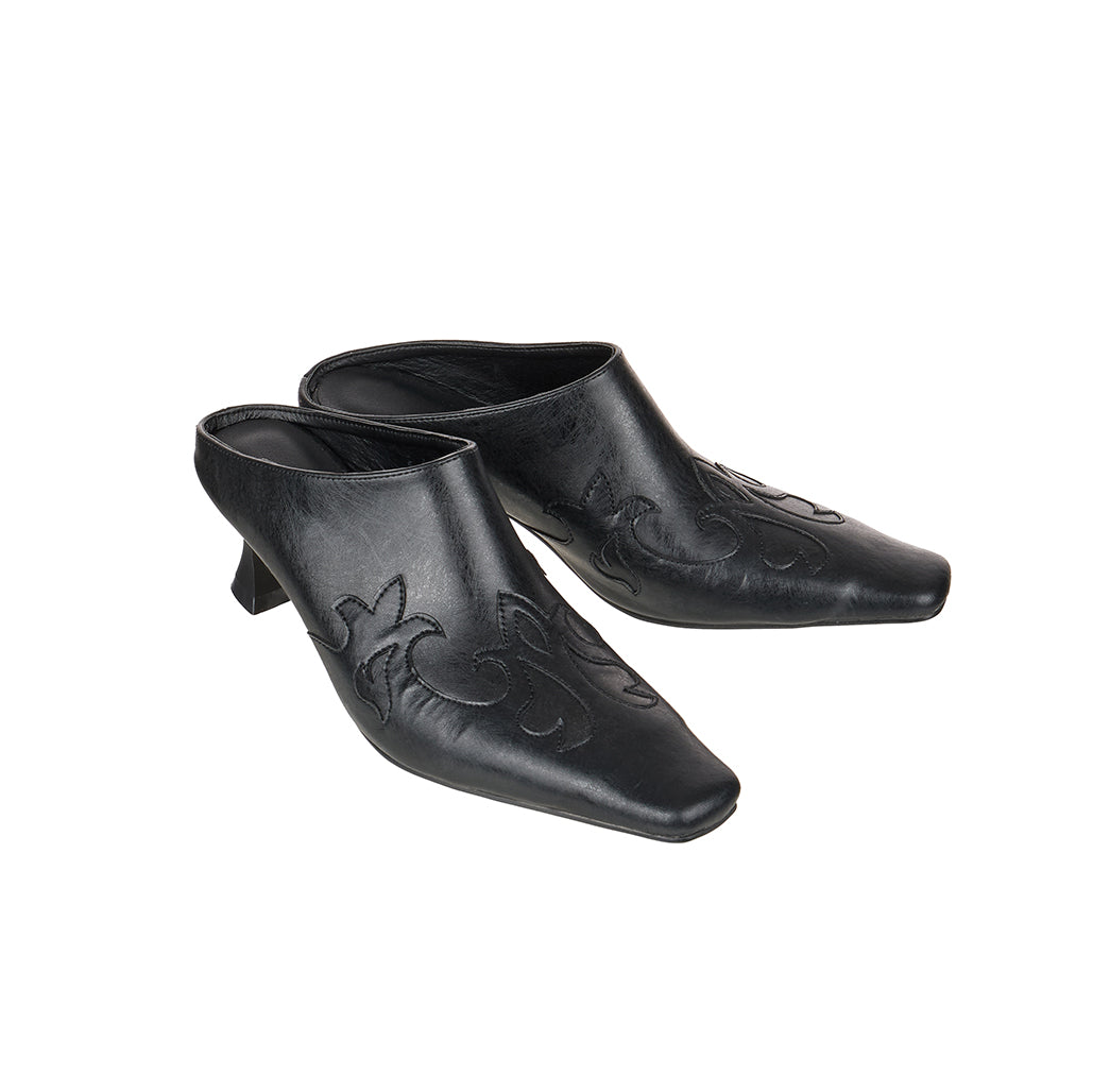 AR-3494 Western High Heel Mule