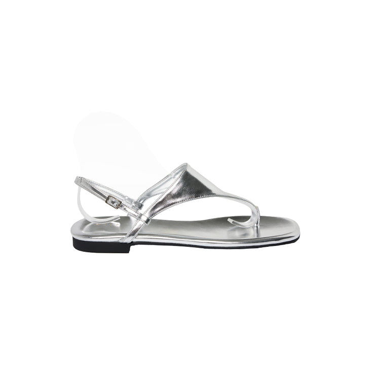 AR-3597 Leather T-Strap Sandals