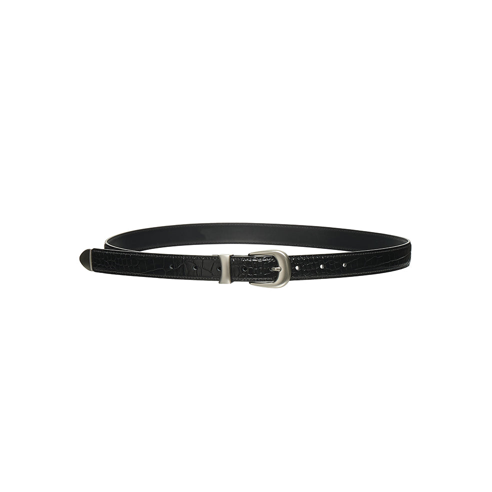 AT-664 Crocodile Leather Belt